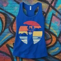 Llama Retro Alpaca Cool Gift Women's Tank Top thumb 3