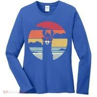 Llama Retro Alpaca Cool Gift Women's Long Sleeve Shirt thumb 0