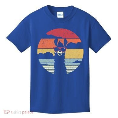 Llama Retro Alpaca Cool Gift Kids T-Shirt