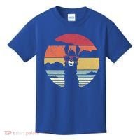 Llama Retro Alpaca Cool Gift Kids T-Shirt thumb 0