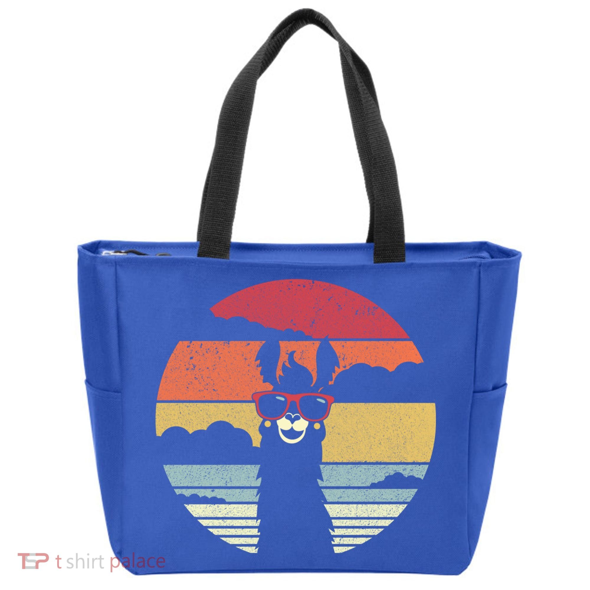 Llama Retro Alpaca Cool Gift Tote Bag