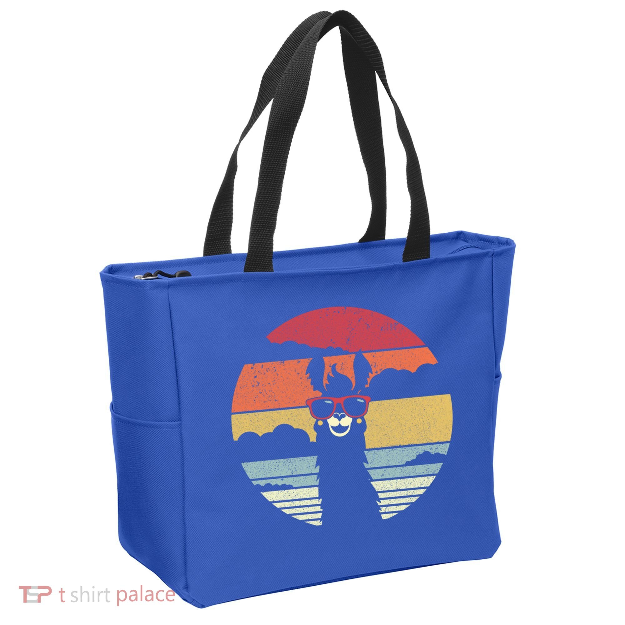 Llama Retro Alpaca Cool Gift Tote Bag