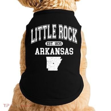 Little Rock Arkansas Est 1835 Varsity Doggie Tank