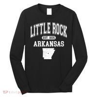 Little Rock Arkansas Est 1835 Varsity Long Sleeve Shirt thumb 0