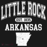 Little Rock Arkansas Est 1835 Varsity Women's Hoodie thumb 2