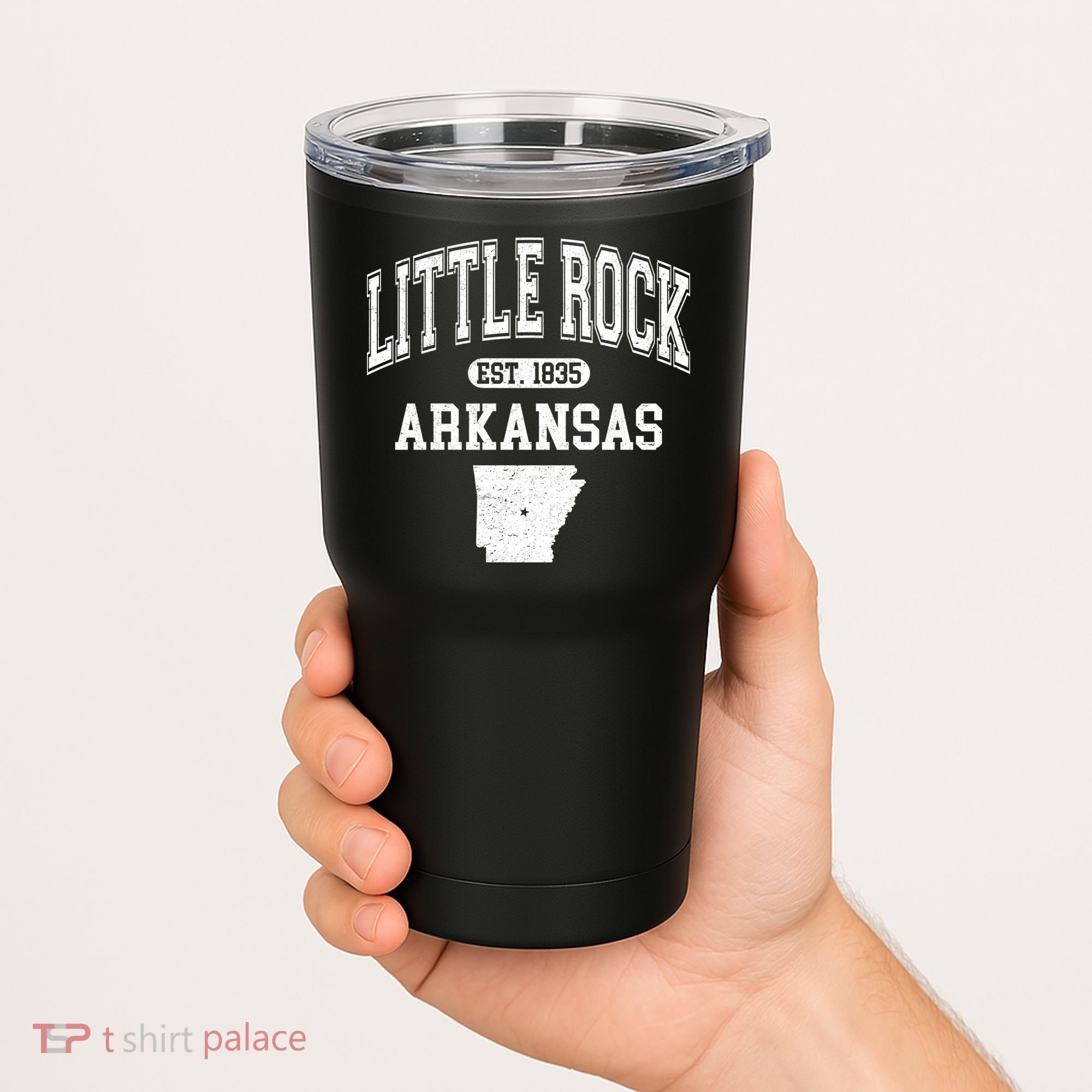 Little Rock Arkansas Est 1835 Varsity Tumbler
