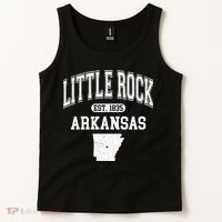 Little Rock Arkansas Est 1835 Varsity Tank Top thumb 2