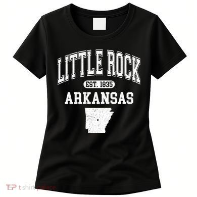 Little Rock Arkansas Est 1835 Varsity Women's T-Shirt