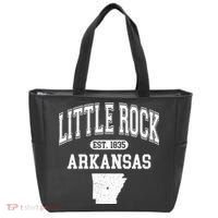 Little Rock Arkansas Est 1835 Varsity Tote Bag thumb 0