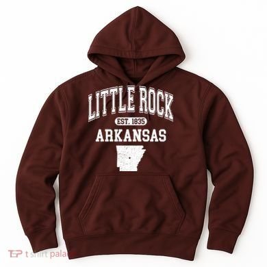 Little Rock Arkansas Est 1835 Varsity Hoodie