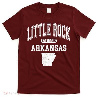 Little Rock Arkansas Est 1835 Varsity T-Shirt
