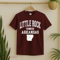 Little Rock Arkansas Est 1835 Varsity T-Shirt thumb 2