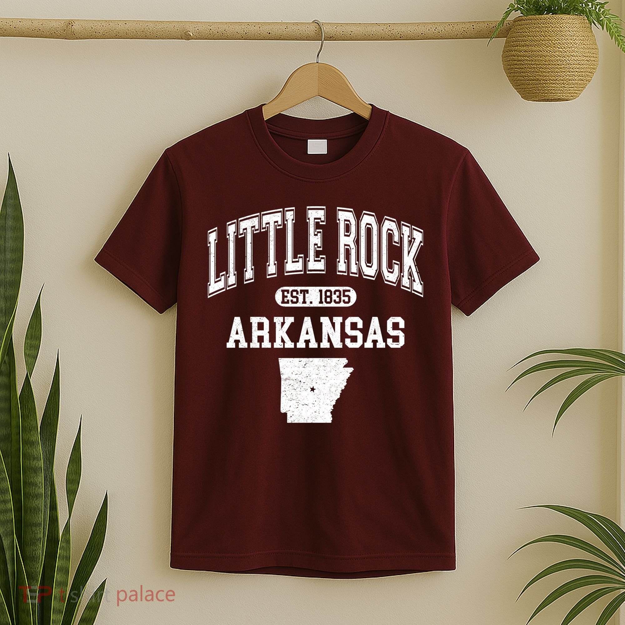 Little Rock Arkansas Est 1835 Varsity T-Shirt