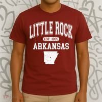 Little Rock Arkansas Est 1835 Varsity T-Shirt thumb 3