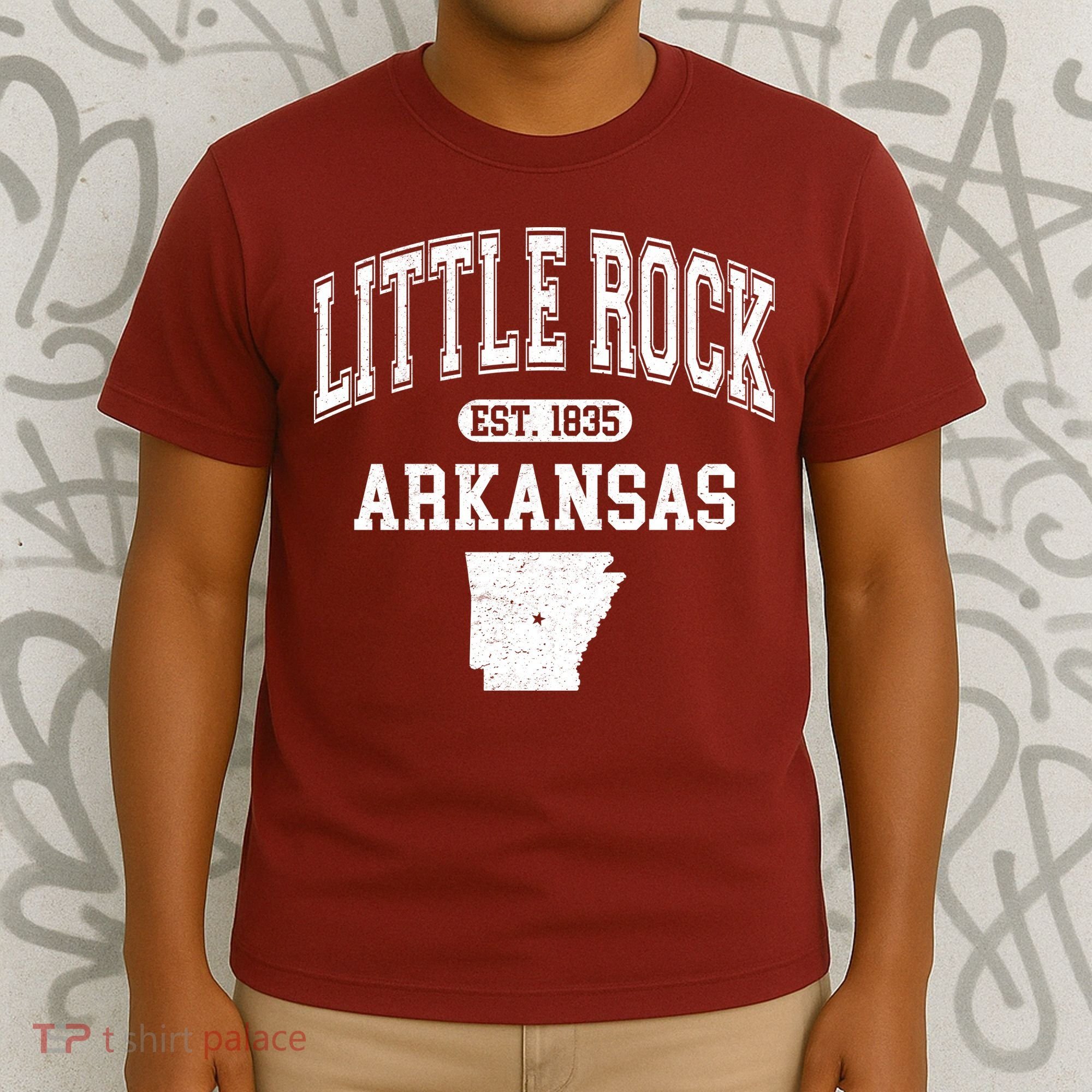 Little Rock Arkansas Est 1835 Varsity T-Shirt