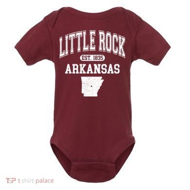 Little Rock Arkansas Est 1835 Varsity Baby Bodysuit