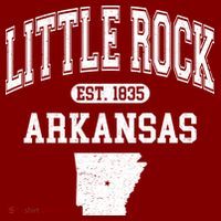Little Rock Arkansas Est 1835 Varsity Baby Bodysuit thumb 2