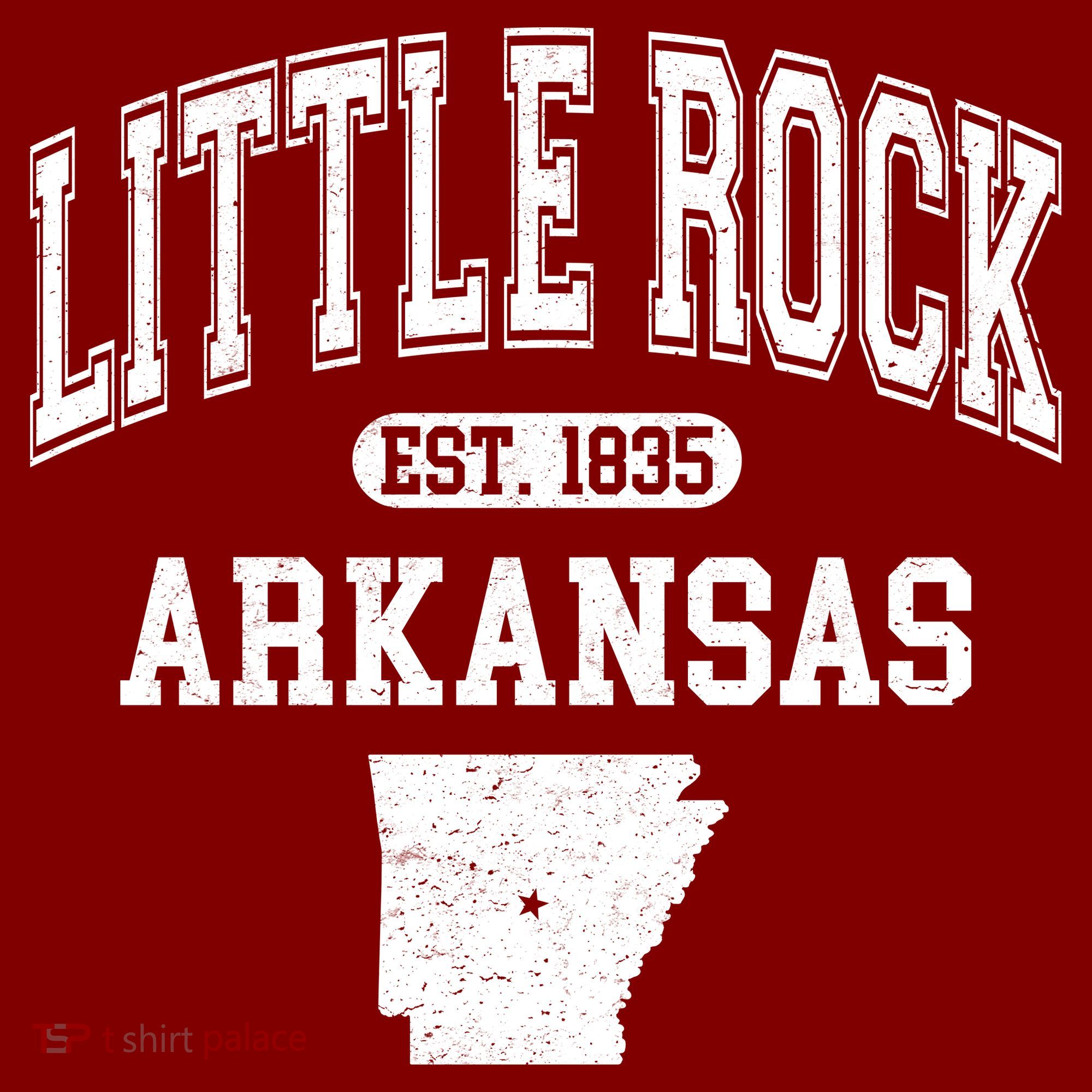 Little Rock Arkansas Est 1835 Varsity Baby Bodysuit