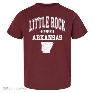 Little Rock Arkansas Est 1835 Varsity Toddler T-Shirt