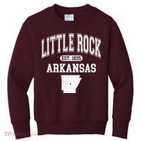 Little Rock Arkansas Est 1835 Varsity Kids Sweatshirt thumb 0