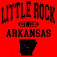 Little Rock Arkansas Est 1835 Varsity Santa Hat thumb 1