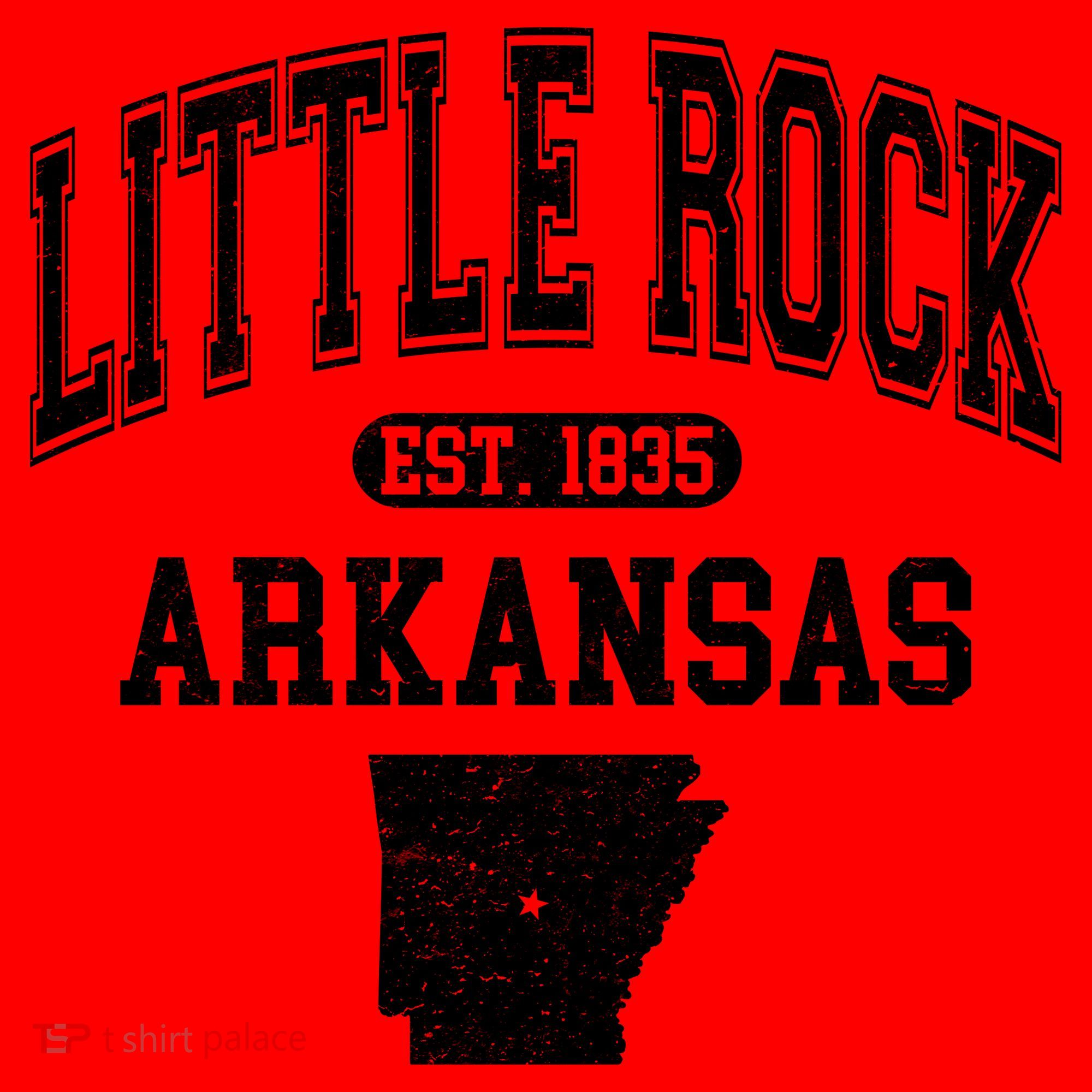 Little Rock Arkansas Est 1835 Varsity Santa Hat