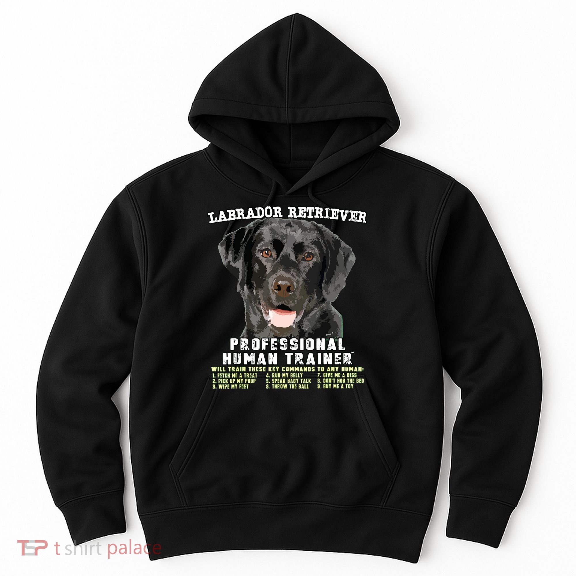 Labrador Retriever Black Lab Professional Human Trainer Hoodie
