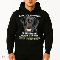 Labrador Retriever Black Lab Professional Human Trainer Hoodie thumb 2