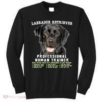 Labrador Retriever Black Lab Professional Human Trainer Sweatshirt thumb 0