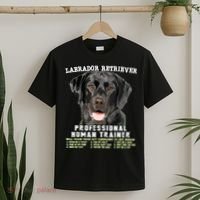 Labrador Retriever Black Lab Professional Human Trainer T-Shirt thumb 2