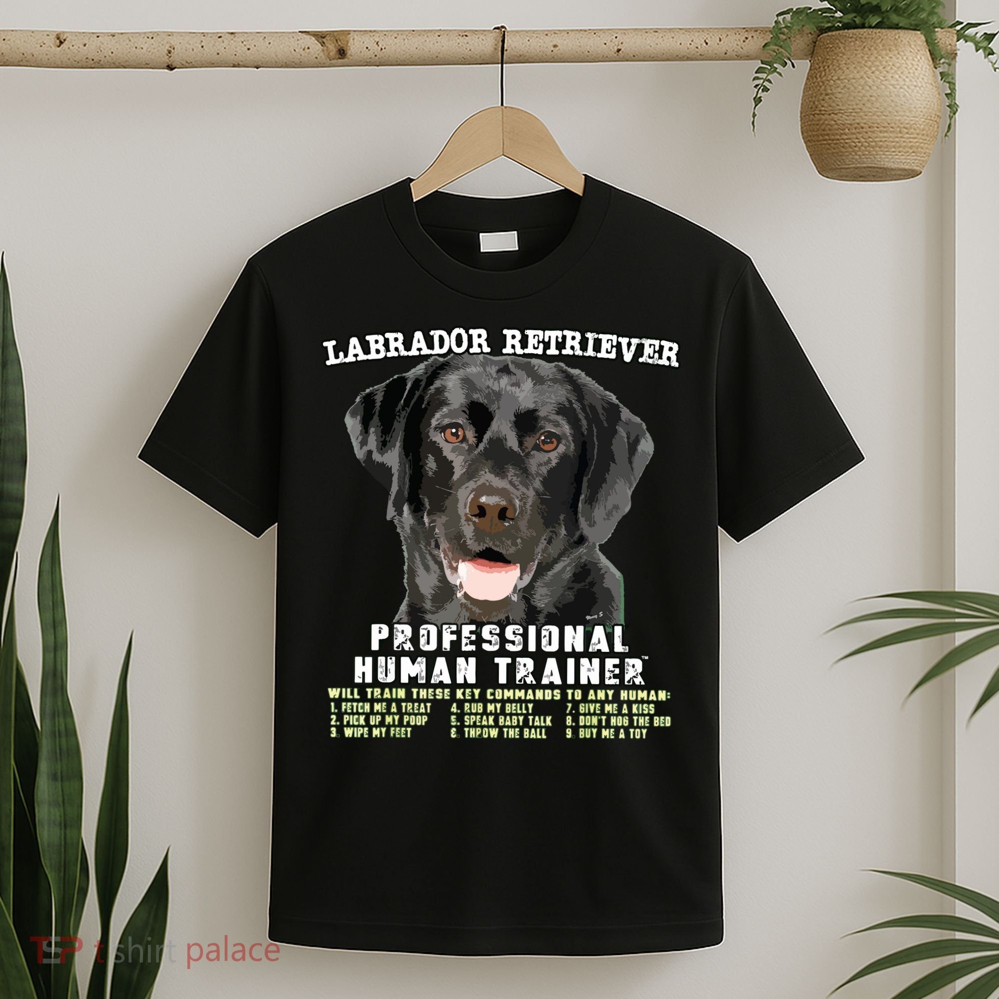 Labrador Retriever Black Lab Professional Human Trainer T-Shirt