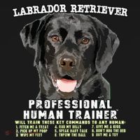 Labrador Retriever Black Lab Professional Human Trainer Backpack thumb 2