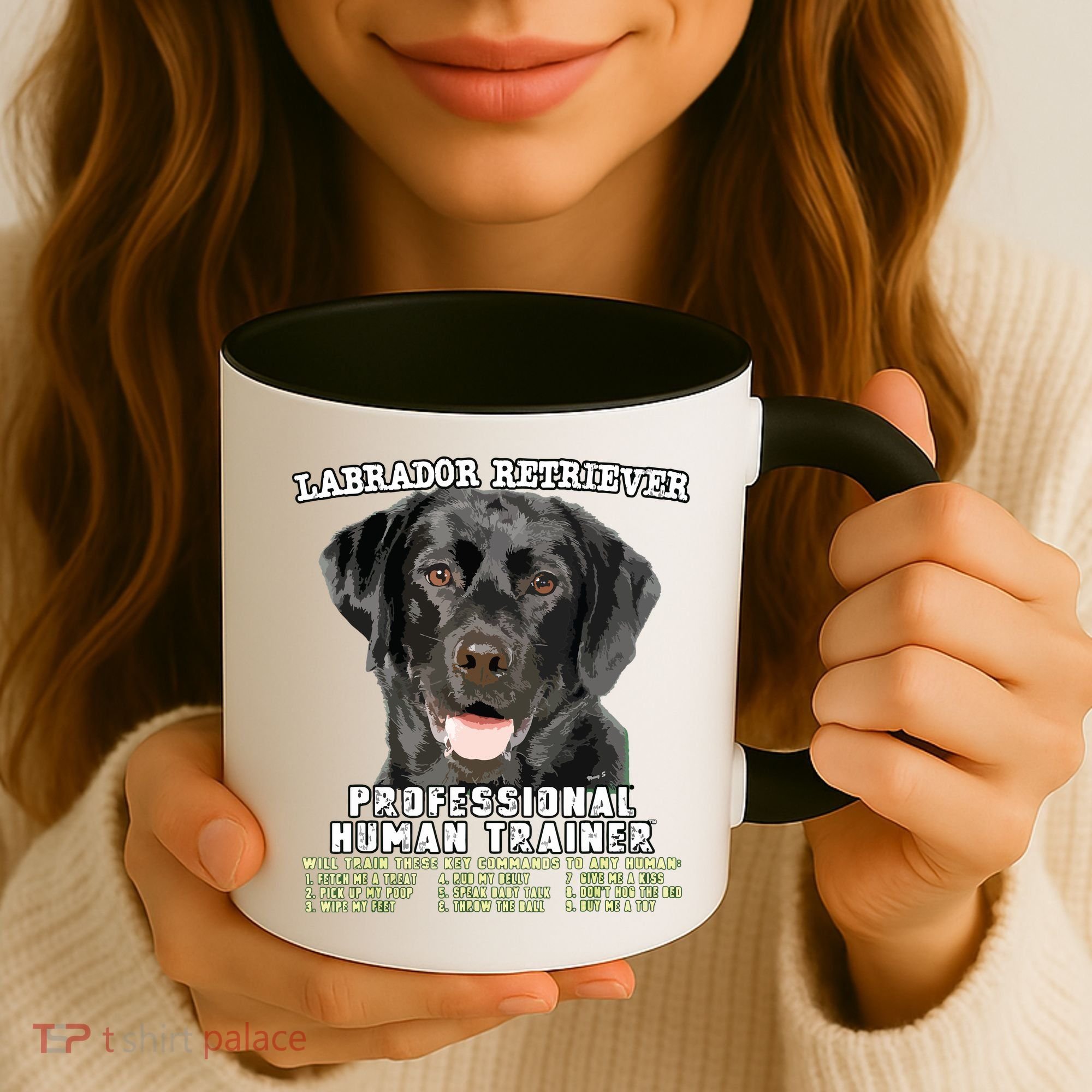 Labrador Retriever Black Lab Professional Human Trainer Coffee Mug