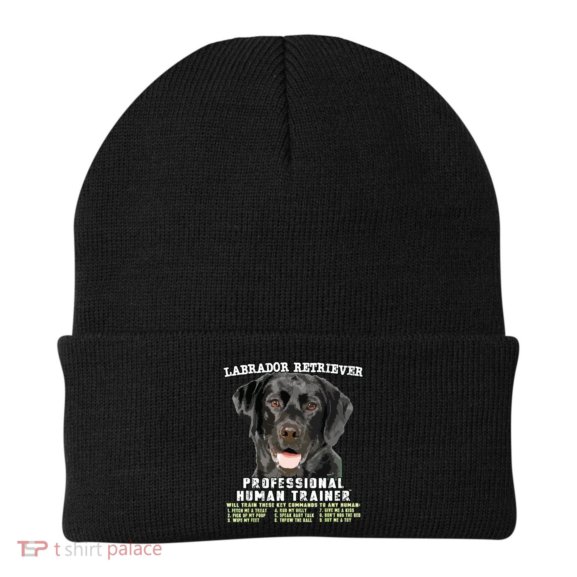 Labrador Retriever Black Lab Professional Human Trainer Beanie