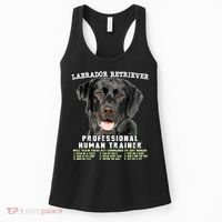 Labrador Retriever Black Lab Professional Human Trainer Women's Tank Top thumb 0