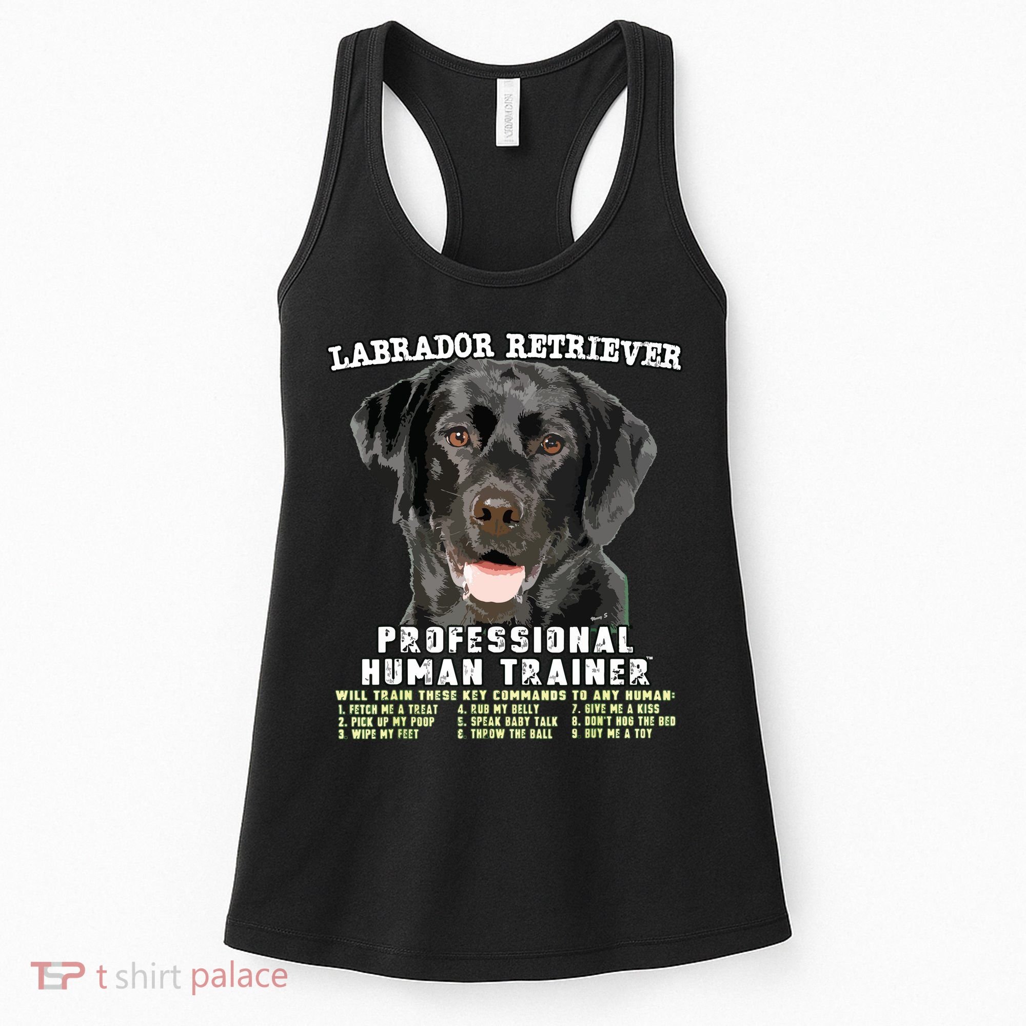 Labrador Retriever Black Lab Professional Human Trainer Women's Tank Top