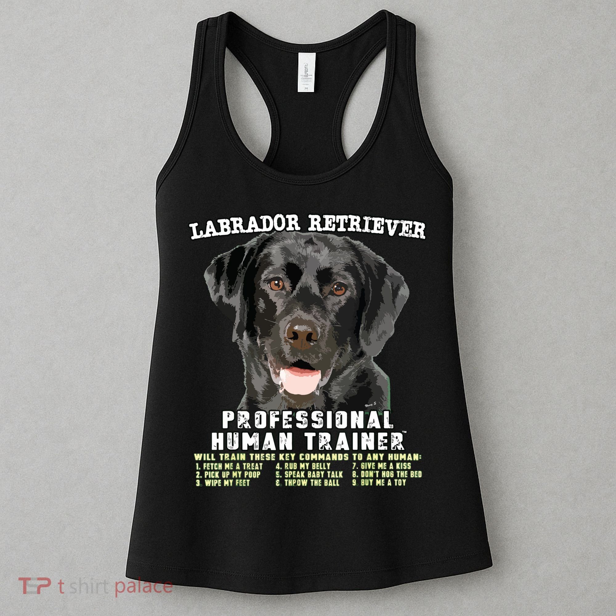 Labrador Retriever Black Lab Professional Human Trainer Women's Tank Top