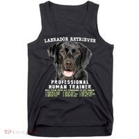 Labrador Retriever Black Lab Professional Human Trainer Tank Top thumb 0
