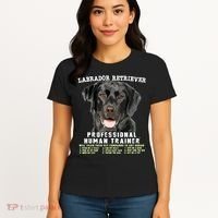 Labrador Retriever Black Lab Professional Human Trainer Women's T-Shirt thumb 4