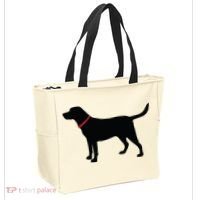 Labrador Retriever Black Tote Bag thumb 2