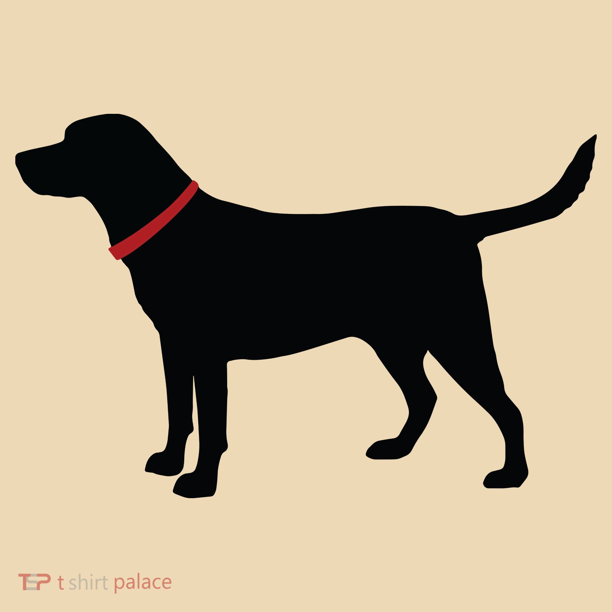 Labrador Retriever Black Tote Bag