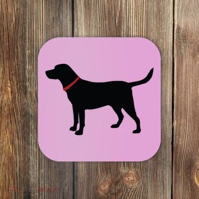 Labrador Retriever Black Coaster