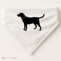 Labrador Retriever Black USA-Made Doggie Bandana thumb 0