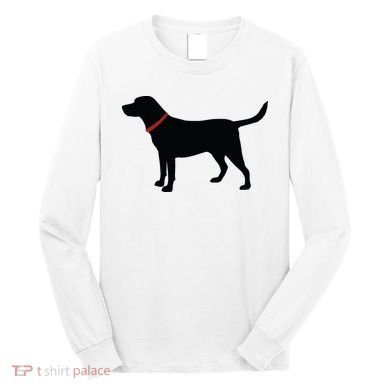 Labrador Retriever Black Long Sleeve Shirt