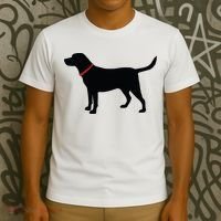 Labrador Retriever Black T-Shirt thumb 3
