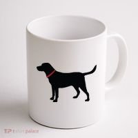 Labrador Retriever Black Coffee Mug thumb 1