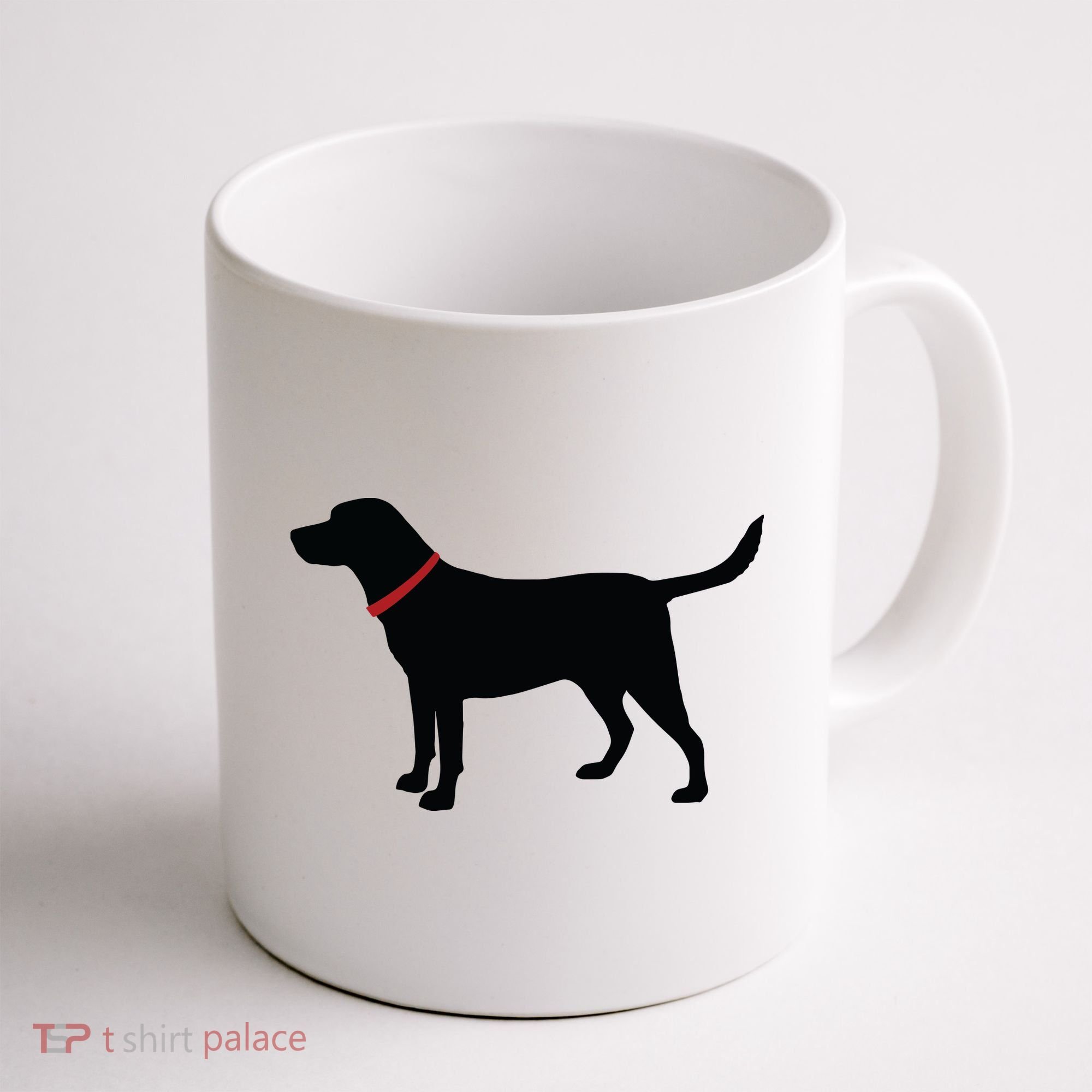 Labrador Retriever Black Coffee Mug