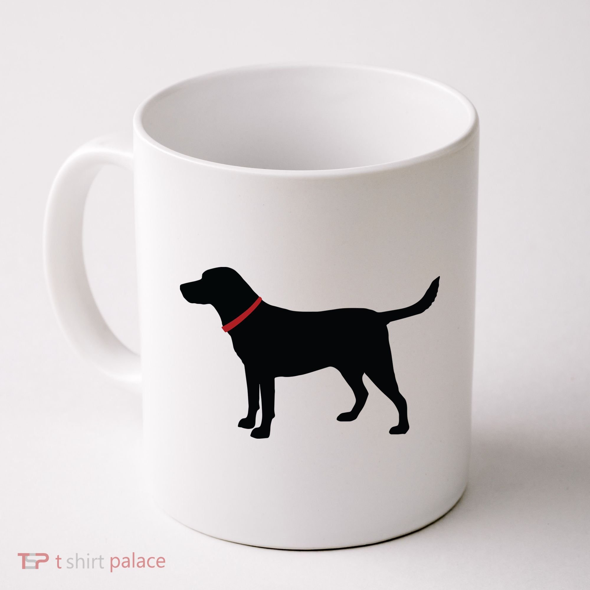 Labrador Retriever Black Coffee Mug