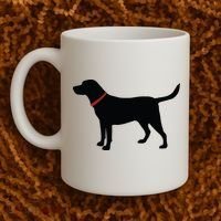 Labrador Retriever Black Coffee Mug thumb 2
