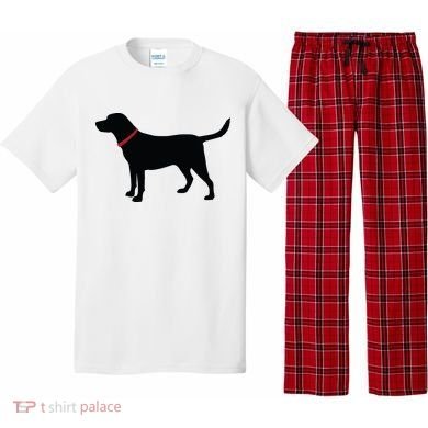 Labrador Retriever Black Pajama Set